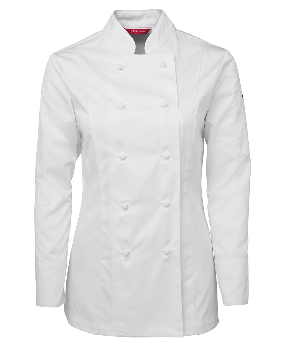 JB's Wear Ladies Long Sleeve Chef's Jacket