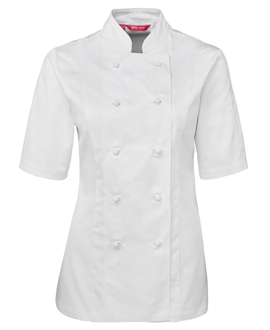 JB's Wear Ladies Short Sleeve Chef's Jacket