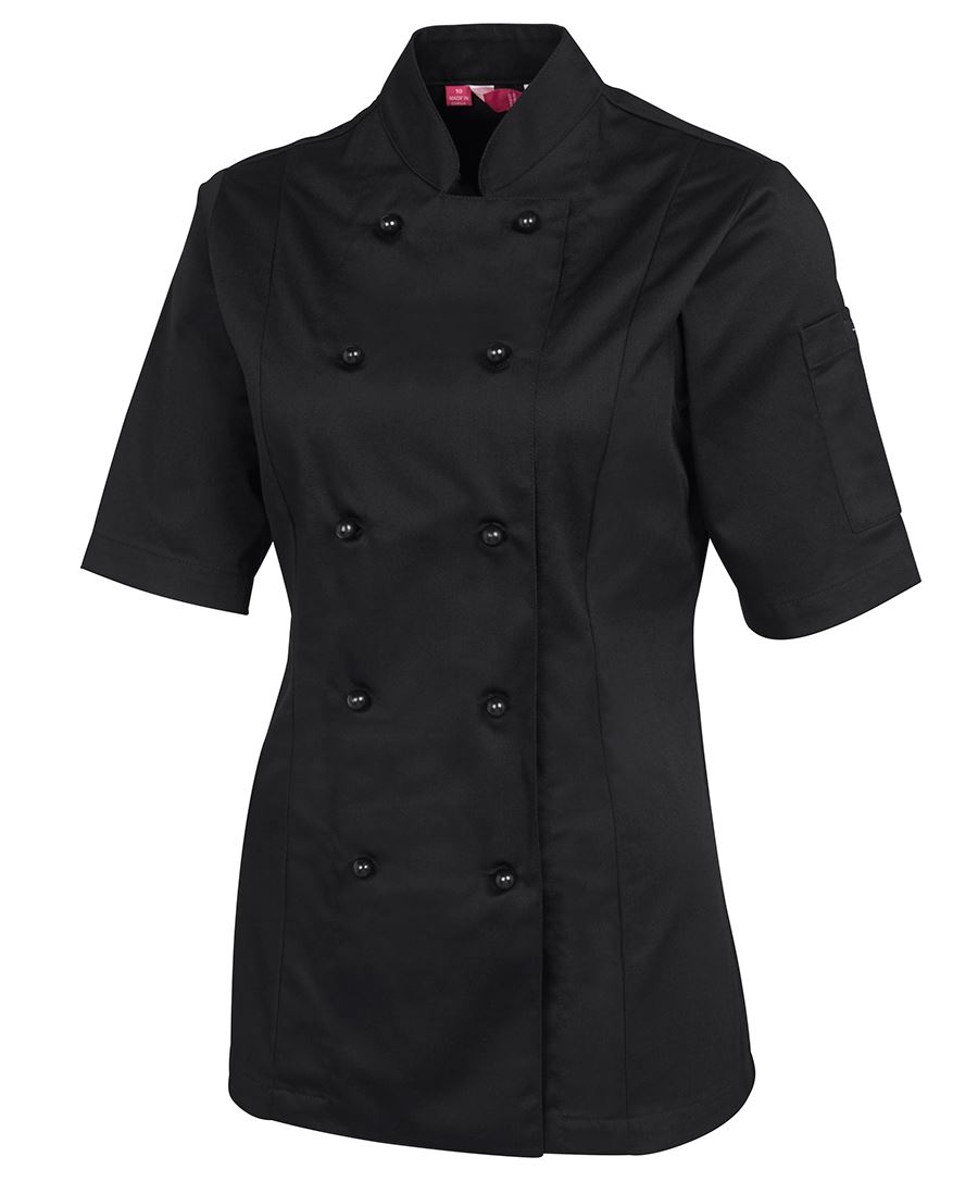 JB's Wear Ladies Short Sleeve Chef's Jacket