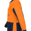 jbs-wear-ls-hivis-gap-polo-orange-navy-side JB's Wear Hi Vis Long Sleeve Gap Polo