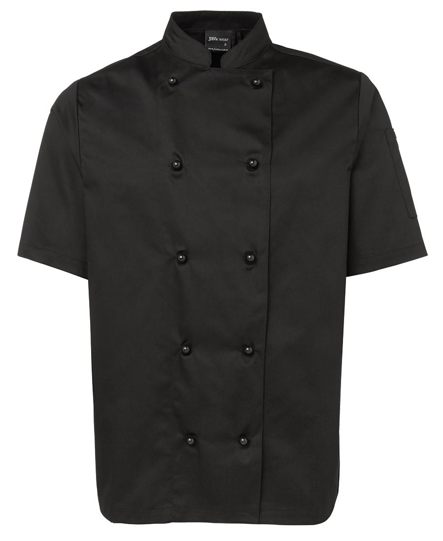JB's Wear Mens Short Sleeve Chef's Jacket