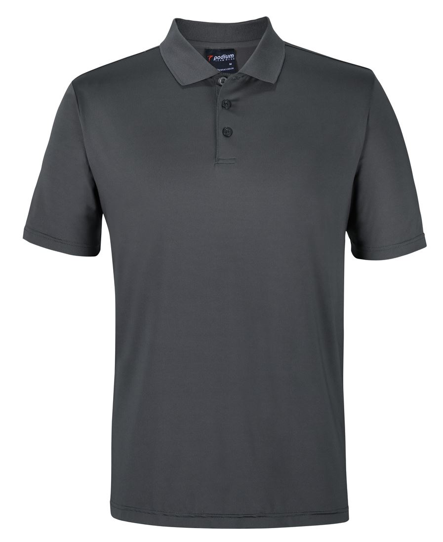 jbs-wear-podium-stretch-polo-charcoal JB's Wear Podium Stretch Polo in Charcoal