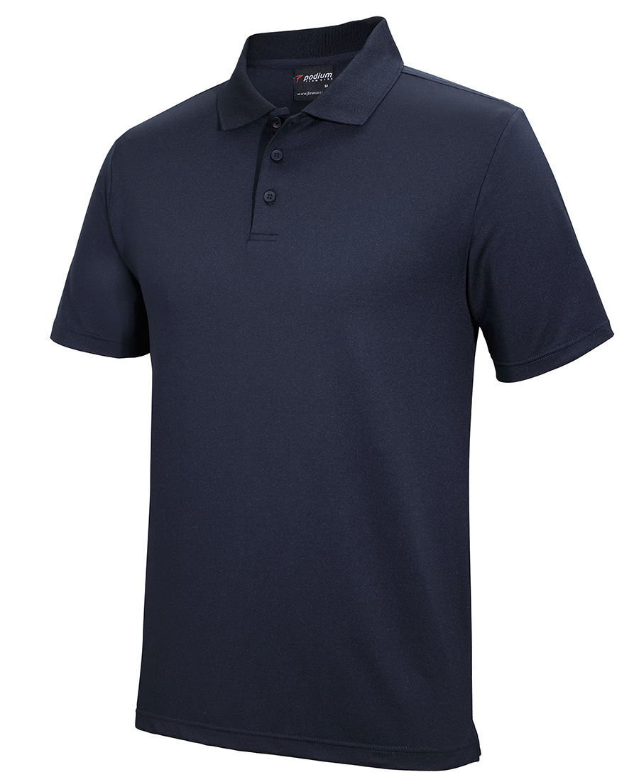 jbs-wear-podium-stretch-polo-navy-side JB's Wear Podium Stretch Polo in Navy from Side