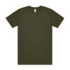5050T_BLOCK_TEE_ARMY__68597 AS Colour Block Tubular Tee in Army