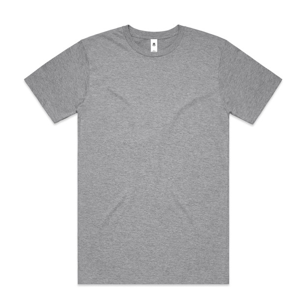 5050T_BLOCK_TEE_GREY_MARLE__33666 AS Colour Block Tubular Tee in Grey Marle