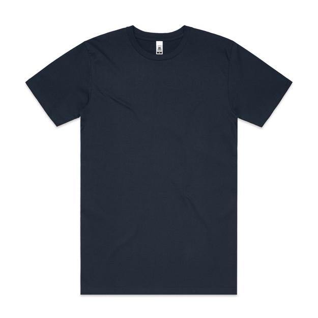5050T_BLOCK_TEE_NAVY__37990 AS Colour Block Tubular Tee in Navy