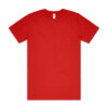 5050T_BLOCK_TEE_RED__99462 AS Colour Block Tubular Tee in Red