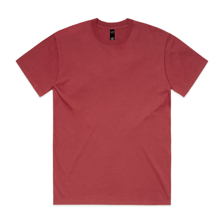 AS Colour Heavy Faded Tee 5082 in Faded Cardinal