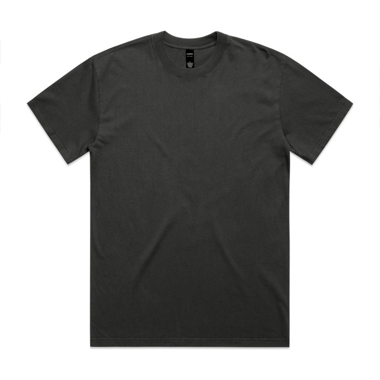 AS Colour Heavy Faded Tee 5082 in Faded Coal