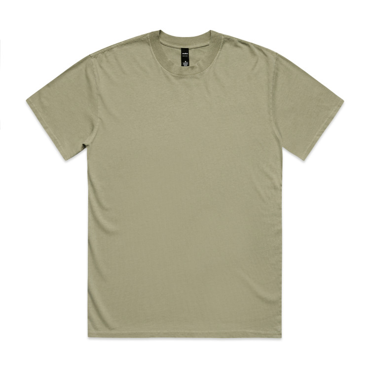AS Colour Heavy Faded Tee 5082 in Faded Eucalyptus