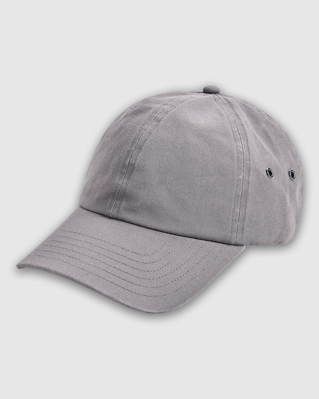 aa-washed-baseball-cap-grey American Apparel Washed Baseball Cap in Grey