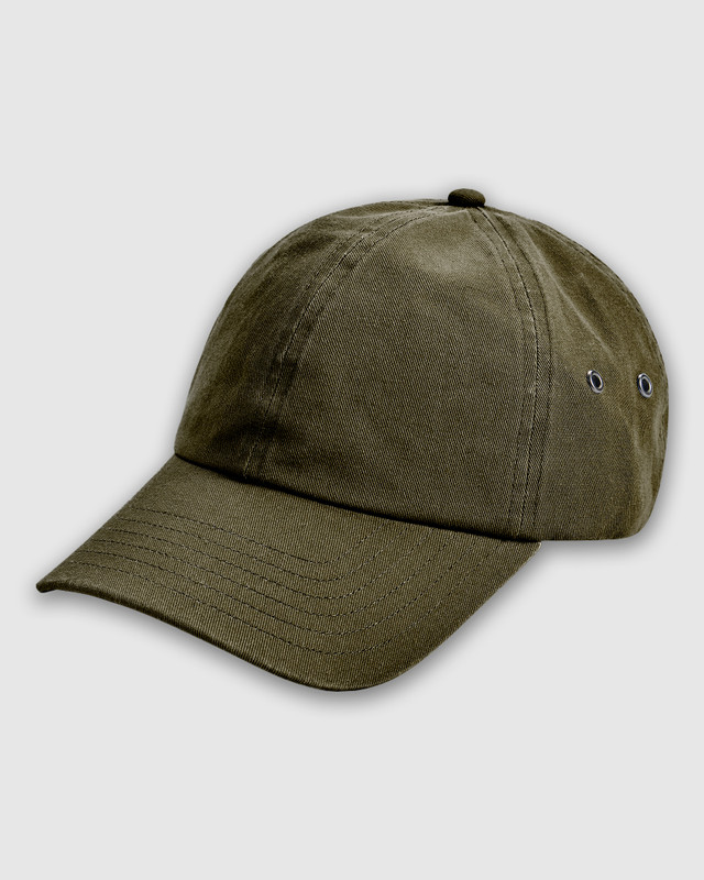 aa-washed-baseball-cap-olive American Apparel Washed Baseball Cap in Olive