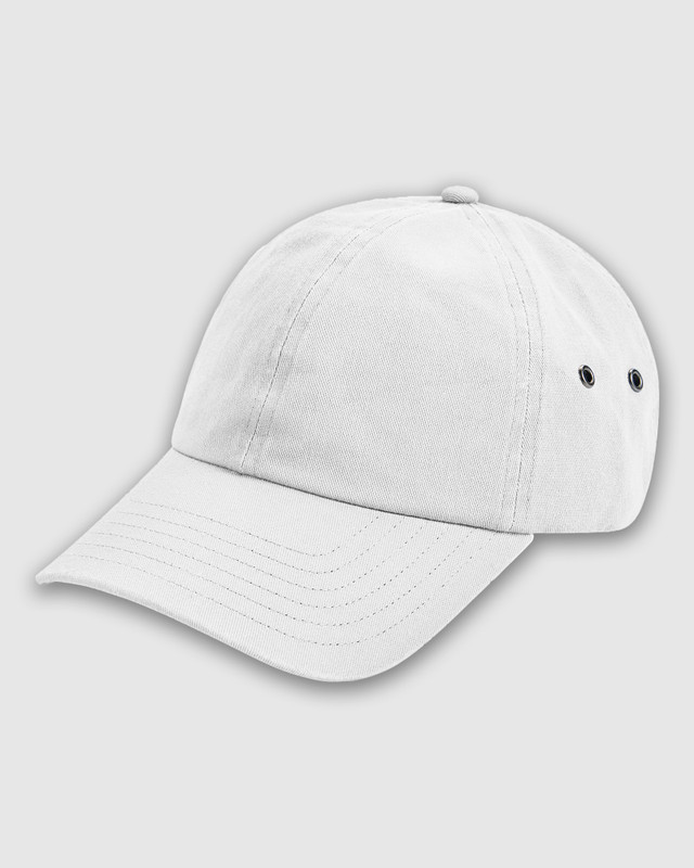 aa-washed-baseball-cap-white American Apparel Washed Baseball Cap in White