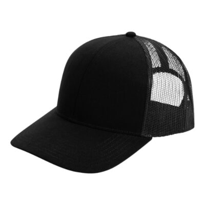 americal-apparel-structured-trucker-cap-black | The Print Studio - Screen Printing & Embroidery American Apparel Structured Trucker Cap in Black
