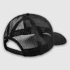 americal-apparel-structured-trucker-cap-black-back American Apparel Structured Trucker Cap in Black from back
