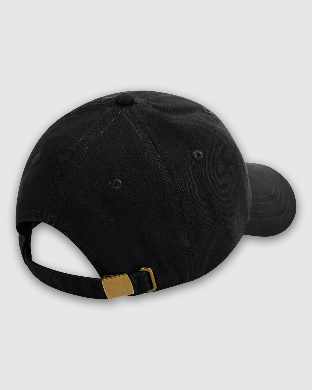 americal-apparel-ultimate-dad-cap-black-back American Apparel Ultimate Dad Cap in Black from back