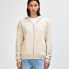 American Apparel Fleece Hoodie in Bone