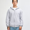 American Apparel Fleece Hoodie in Grey