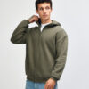 American Apparel Fleece Hoodie in Lieutenant
