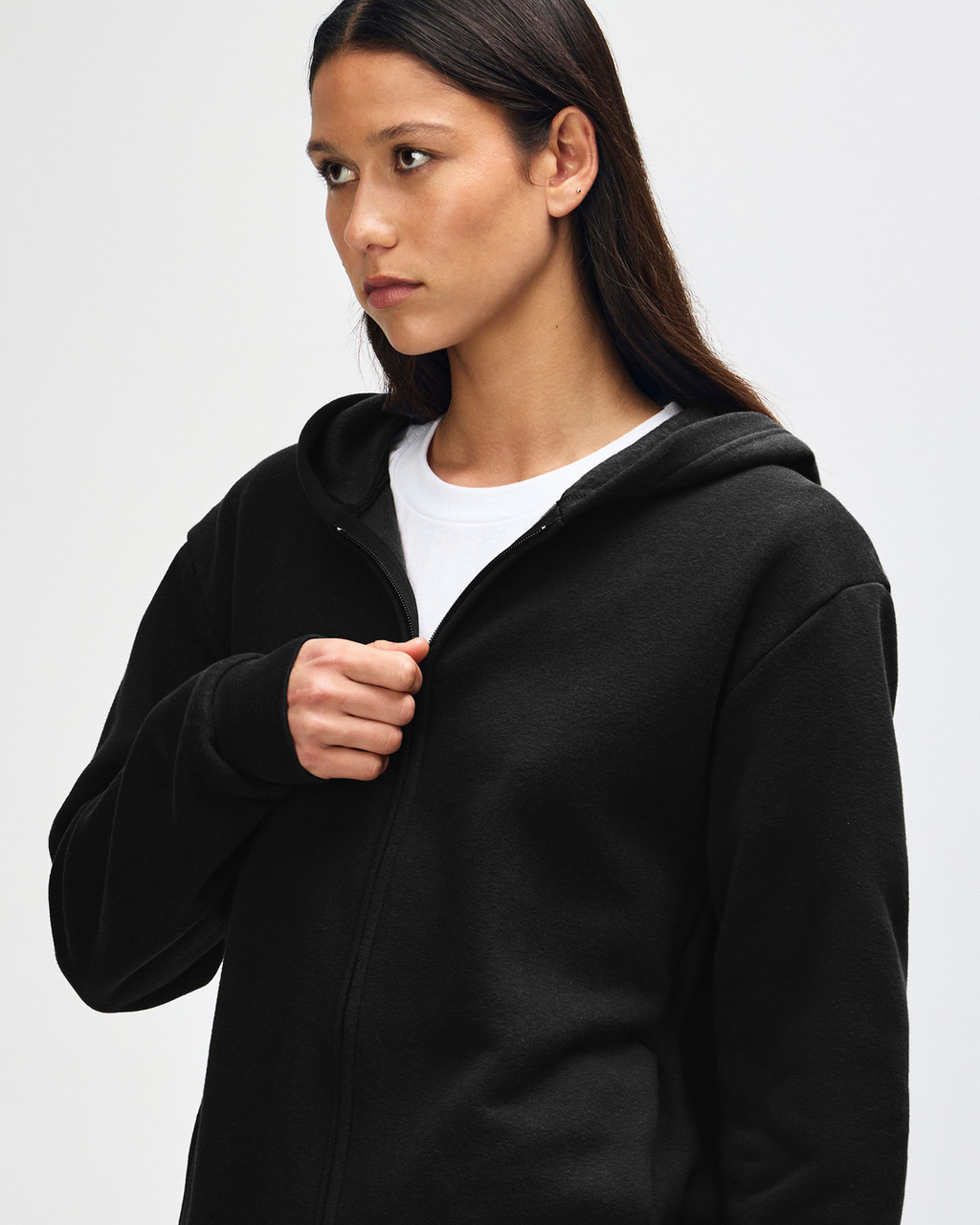 American Apparel Fleece Hoodie Zip