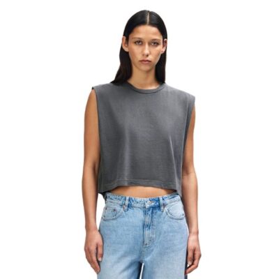 american-apparel-womens-muscle-tee | The Print Studio - Screen Printing & Embroidery American Apparel Women's Muscle Tee in Faded Black
