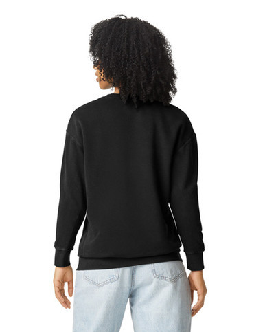 comfort-colors-lightweight-sweatshirt-black-back Comfort Colors Lightweight Sweatshirt in black