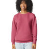 comfort-colors-lightweight-sweatshirt-crimson Comfort Colors Lightweight Sweatshirt in crimson