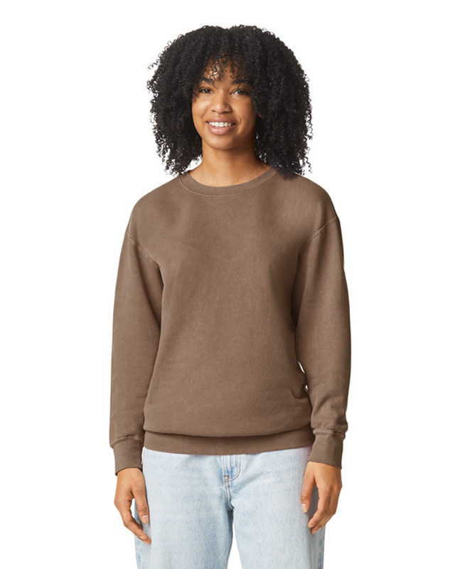 comfort-colors-lightweight-sweatshirt-espresso Comfort Colors Lightweight Sweatshirt in espresso