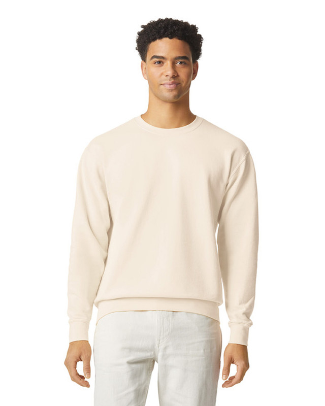 comfort-colors-lightweight-sweatshirt-ivory Comfort Colors Lightweight Sweatshirt in ivory