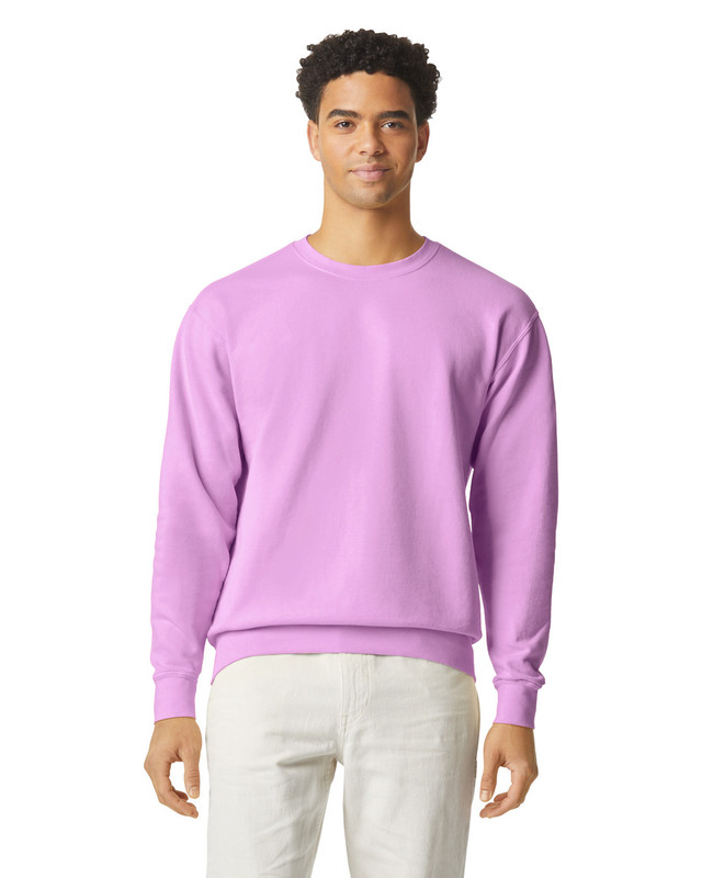 comfort-colors-lightweight-sweatshirt-neon-violet Comfort Colors Lightweight Sweatshirt in neon violet