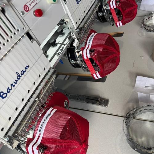 Custom Branding Embroidery on Personalised Trucker Caps