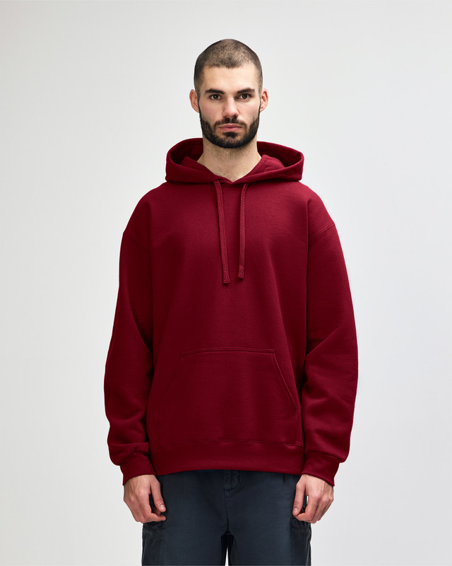 Gildan Hammer Hoodie in garnet