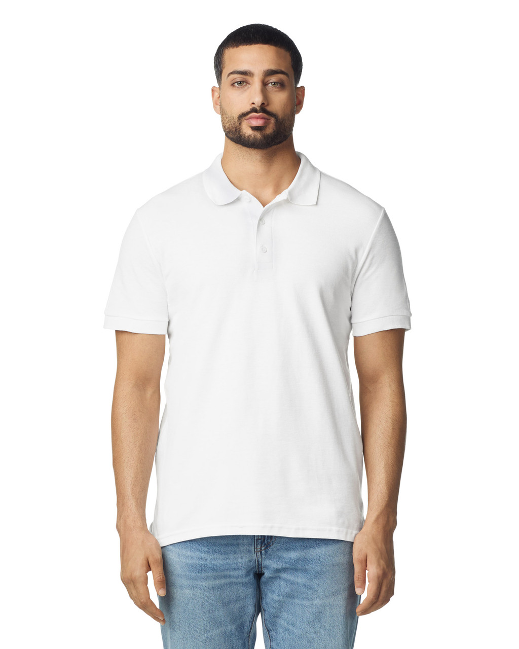 gildan-hammer-pique-polo-white
