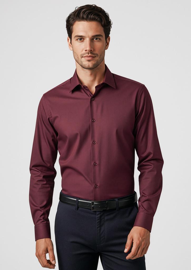 Biz Corporates Men's Hudson LS Shirt