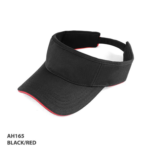 AH165_Black_Red-600x600 AH165 Visor