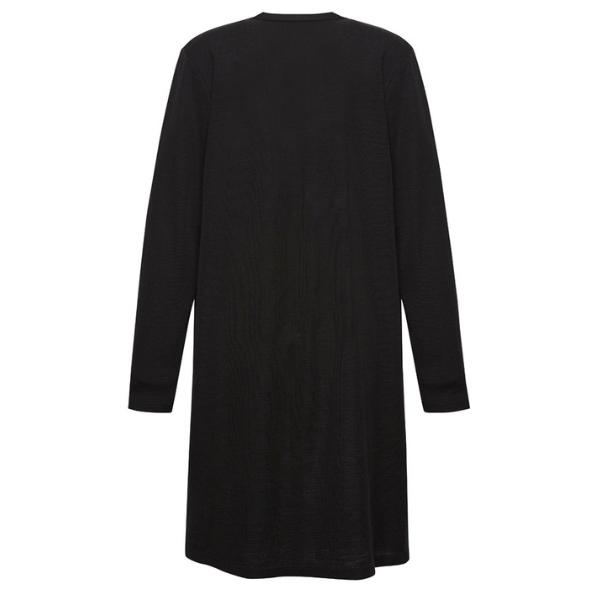 Chelsea Womens Longline Cardigan-black-back wecompresscom Chelsea Womens Longline Cardigan