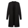 Chelsea Womens Longline Cardigan-black wecompresscom Chelsea Womens Longline Cardigan
