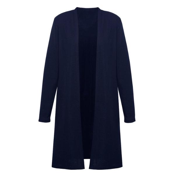 Chelsea Womens Longline Cardigan-navy wecompresscom Chelsea Womens Longline Cardigan