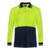 Hi Vis Lightweight Longsleeve Micromesh Polo with Pocket 1 Hi Vis Lightweight Longsleeve Micromesh Polo with Pocket