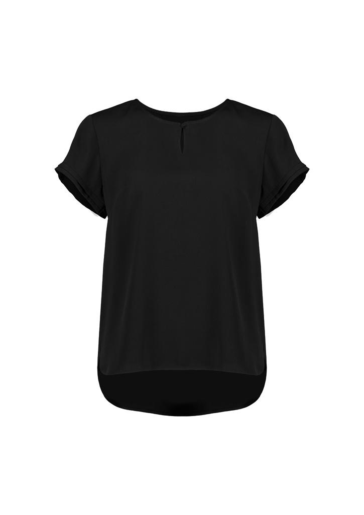 Evelyn Womens Short Sleeve Blouse
