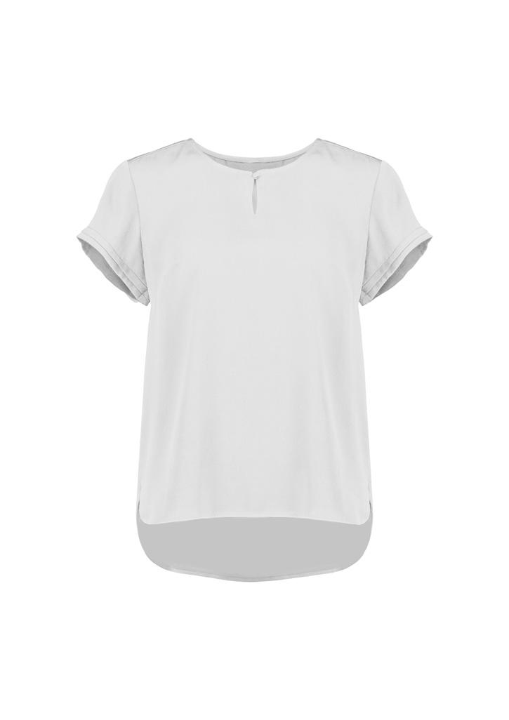 Evelyn Womens Short Sleeve Blouse