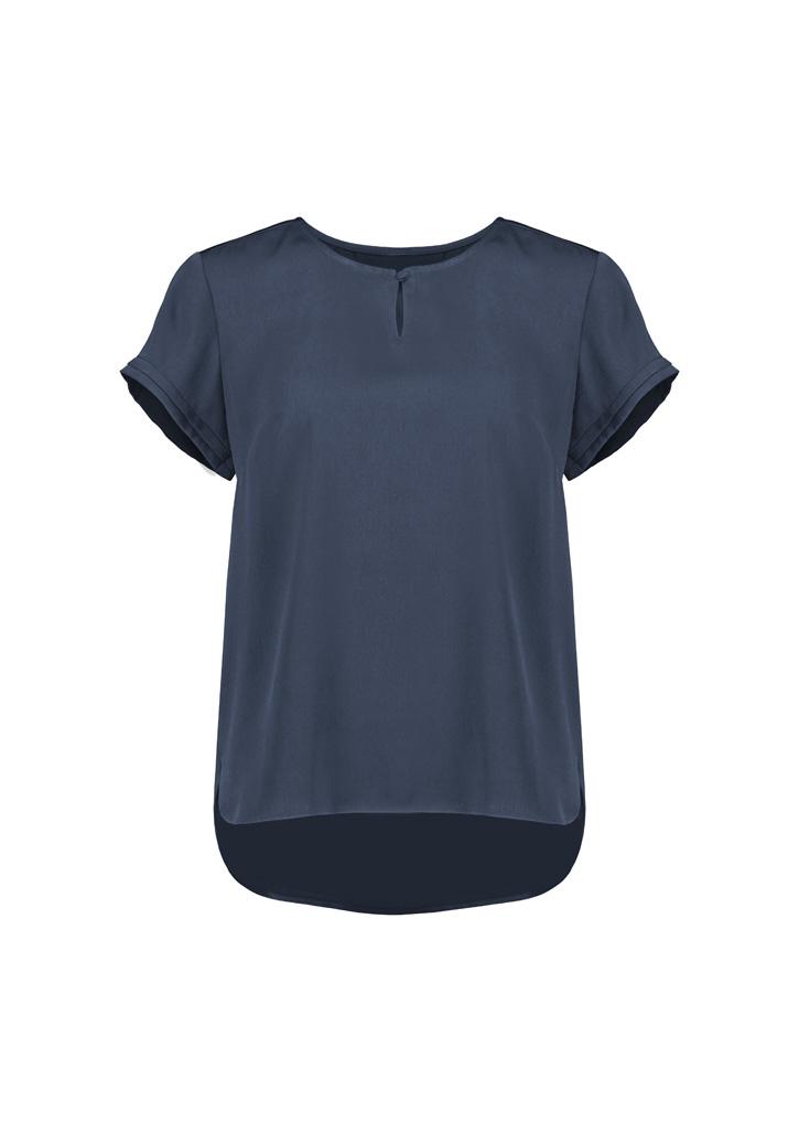 Evelyn Womens Short Sleeve Blouse