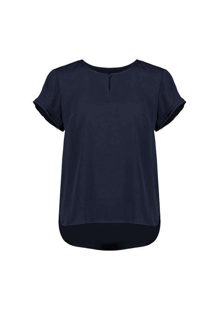 Evelyn Womens Short Sleeve Blouse