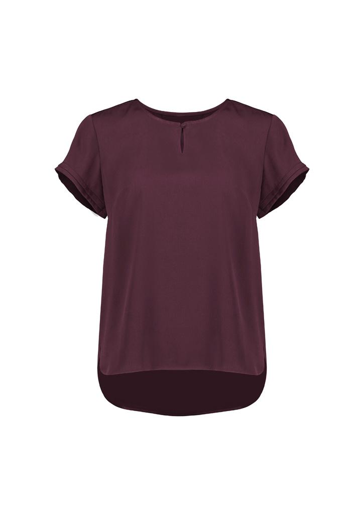 Evelyn Womens Short Sleeve Blouse