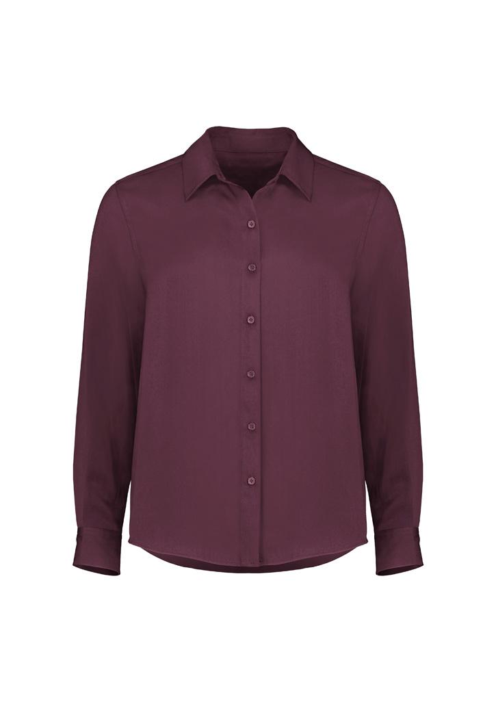 RU570LL_Product_Wine_01 wecompresscom Evelyn Womens Long-sleeve Shirt
