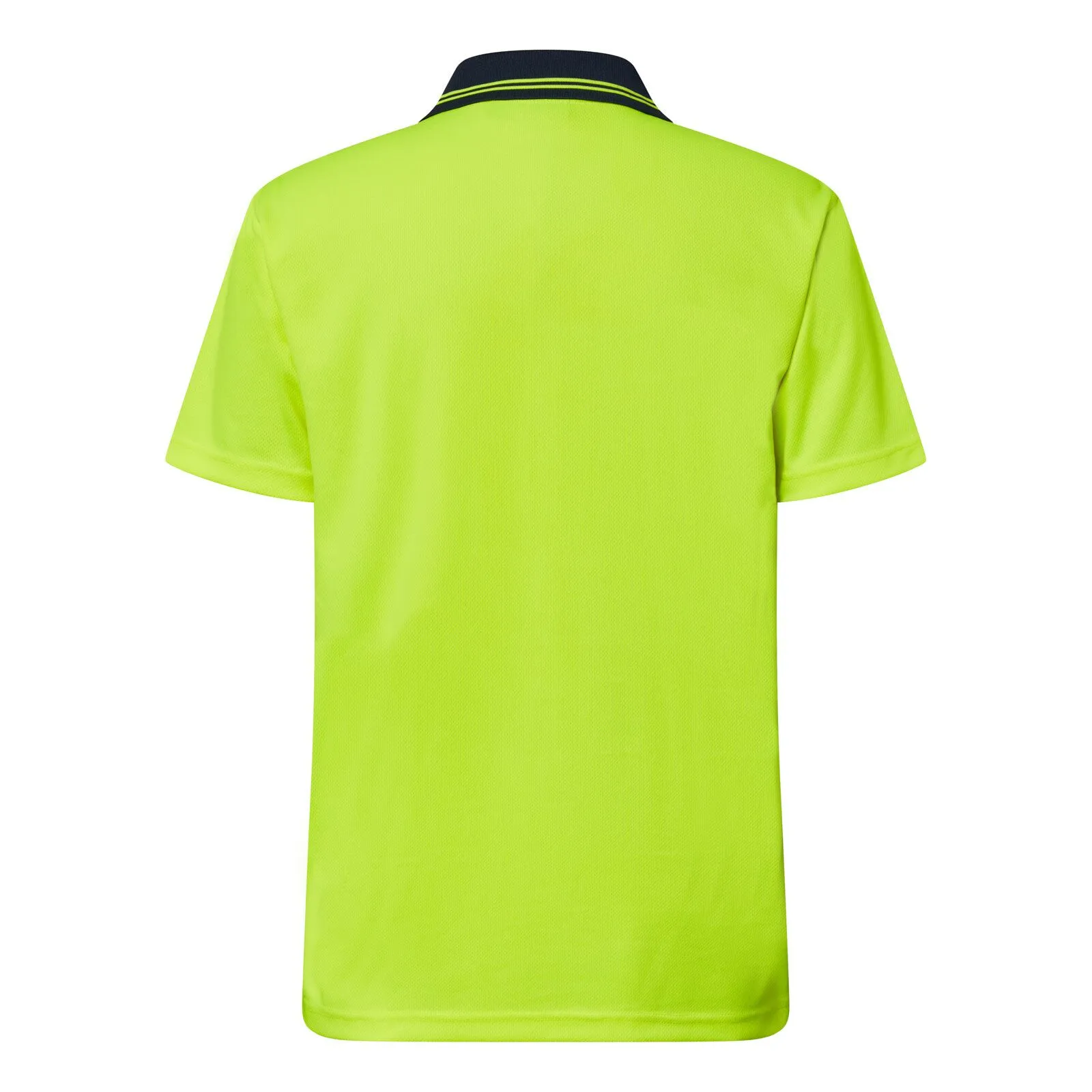 WSP201-NCC-0559 Work Craft Hi Vis Lightweight S/S Micromesh Polo with Pocket WSP208