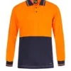 Hi Vis Lightweight Longsleeve Micromesh Polo with Pocket Hi Vis Lightweight Longsleeve Micromesh Polo with Pocket
