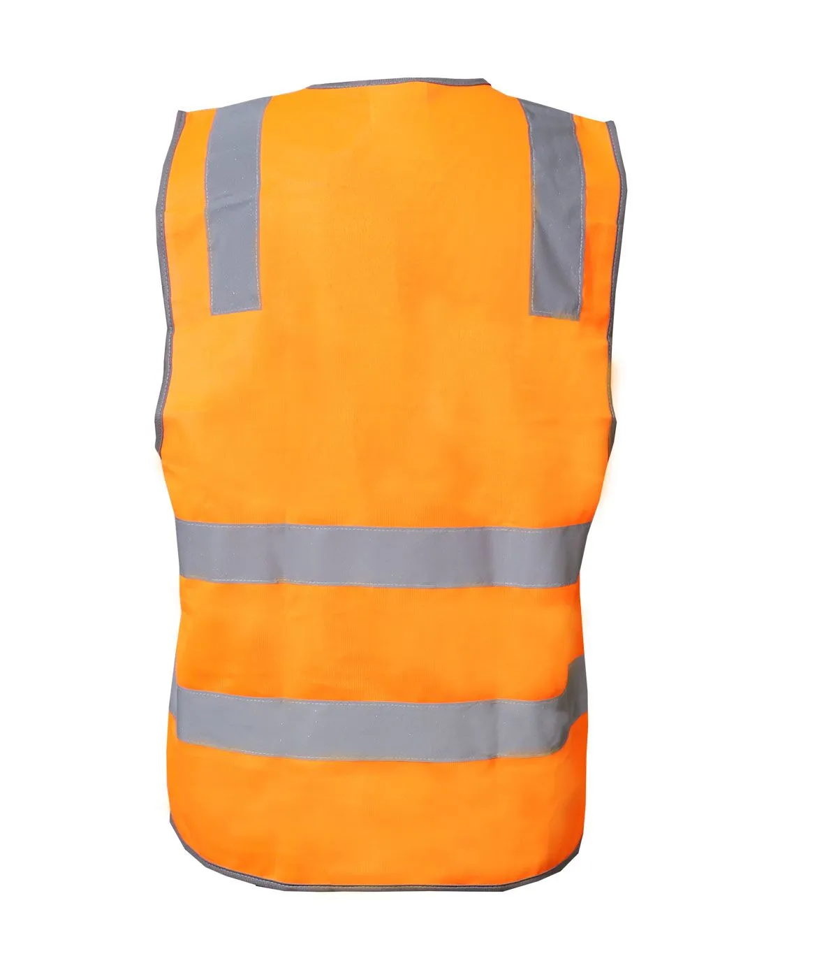 WV7001-BACK-1 Workcraft Unisex Hi Vis Reflective Vest