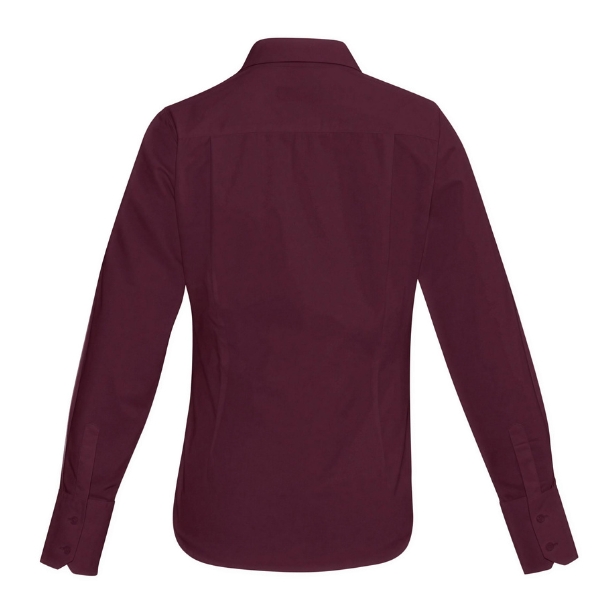 Womens Hudson Long Sleeve Shirt -wineback Womens Hudson Long Sleeve Shirt