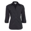 Womens Metro 3_4 Sleeve Shirt-charcoal wecompresscom Womens Metro 3/4 Sleeve Shirt
